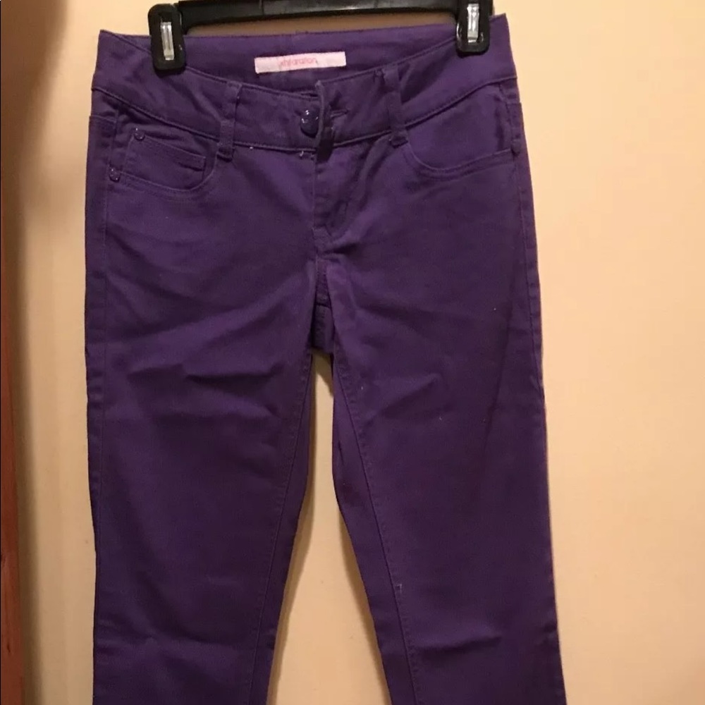 XHILARATION  5 pockets jeans purple